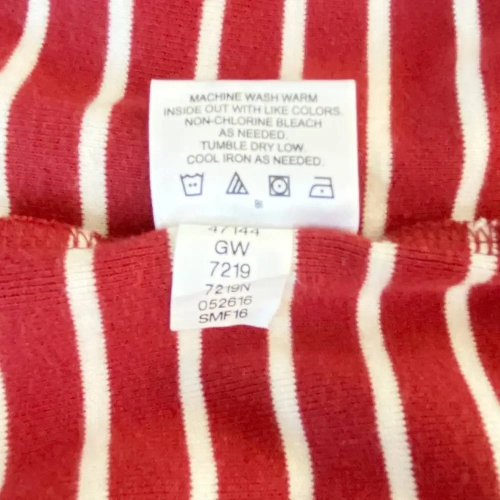 Hanna Andersson Dress 130 cm (8) Red White Stripes